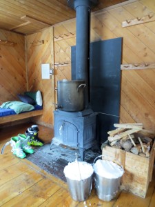 hut trip inside