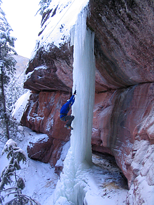 ice climbing