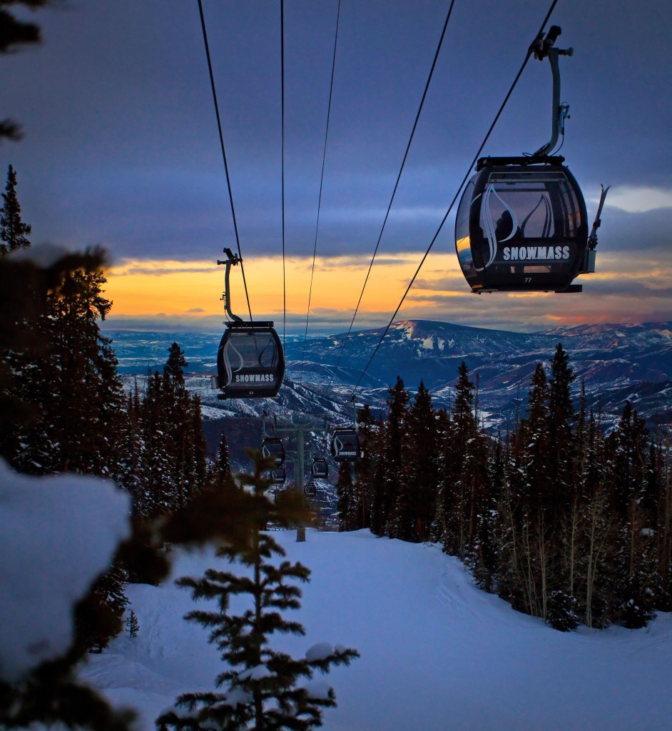 Aspen at dusk