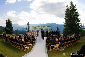 Little Nell Sun Deck Wedding