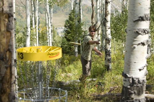 Disc Golfing in Aspen