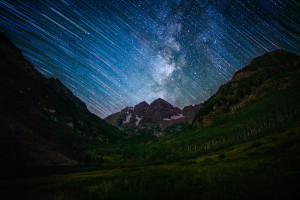 Stars Above Maroon Bells