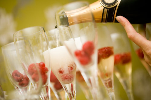 Champagne toast