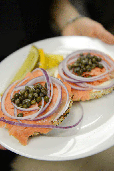 Lox Bagel at Bigwood Bakery 